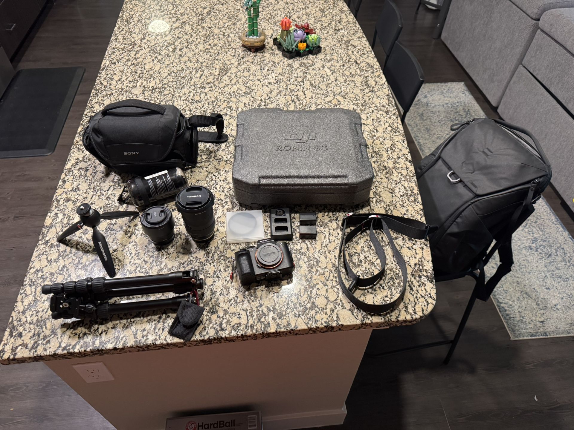 Full Sony Camera Kit and Accessories (Inquire about individual items or entire bundle!)