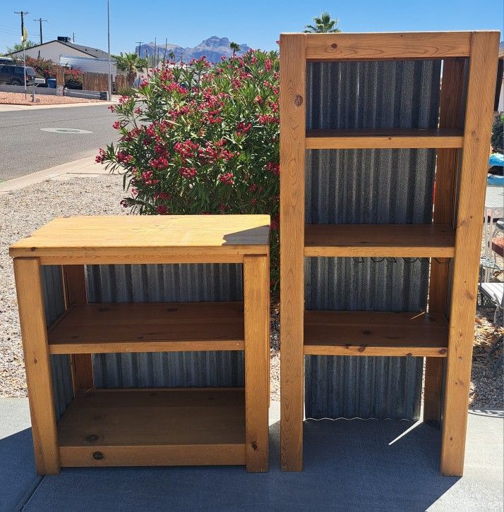 Industrial Farmhouse Cabinet Shelf, 2 Piece, Home Decor, Patio Decor