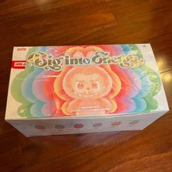 Pop Mart Labubu The Monster Big Into Energy Series Vinyl Plush Pendant Sealed Case 100% Authentic