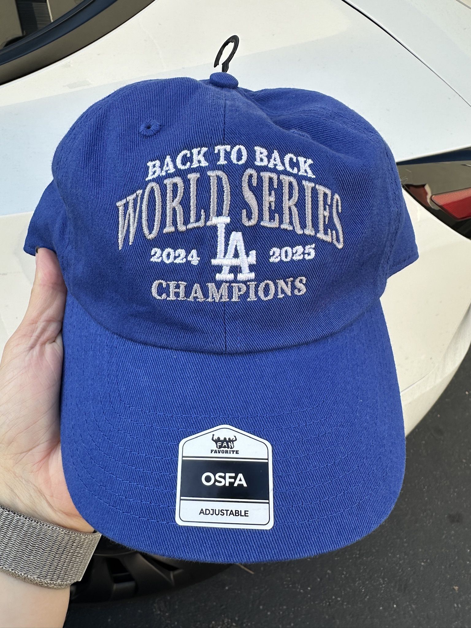LA DODGERS WORLD SERIES CAP HAT BASEBALL