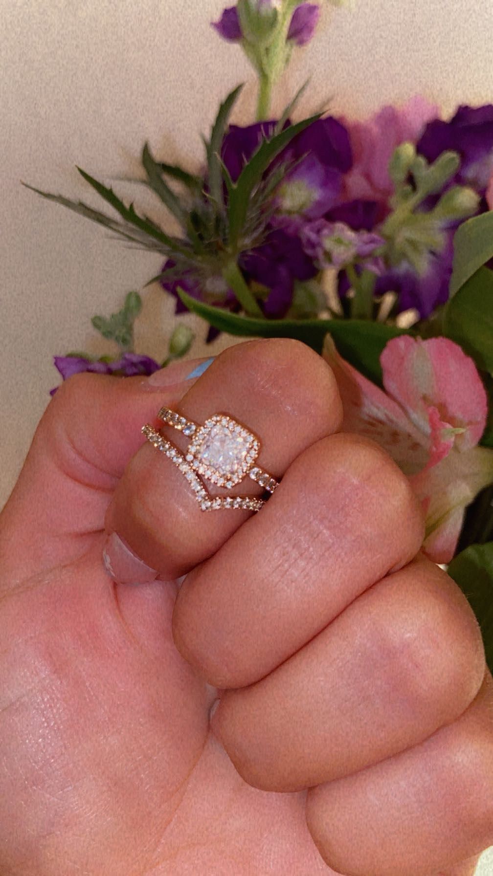 Pandora Ring Set - Rose Gold