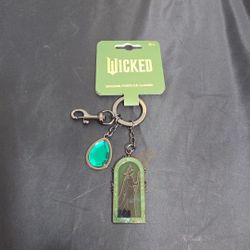 Loungefly Wicked Elphaba Portrait Multi Charm Keychain