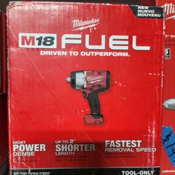 MILWAUKEE M18 FUEL BRUSHLESS 1/2 HIGH TORQUE IMPACT WRENCH TOOL ONLY NEW 