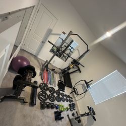 🏋️ HOME GYM PACKAGE FOR SALE (Excludes treadmill – everything else shown is included!) 