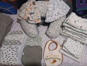 Boppy Baby Pillow With LOTS of Extras