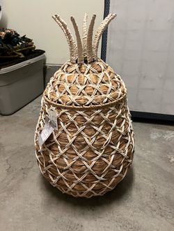 New pineapple laundry basket