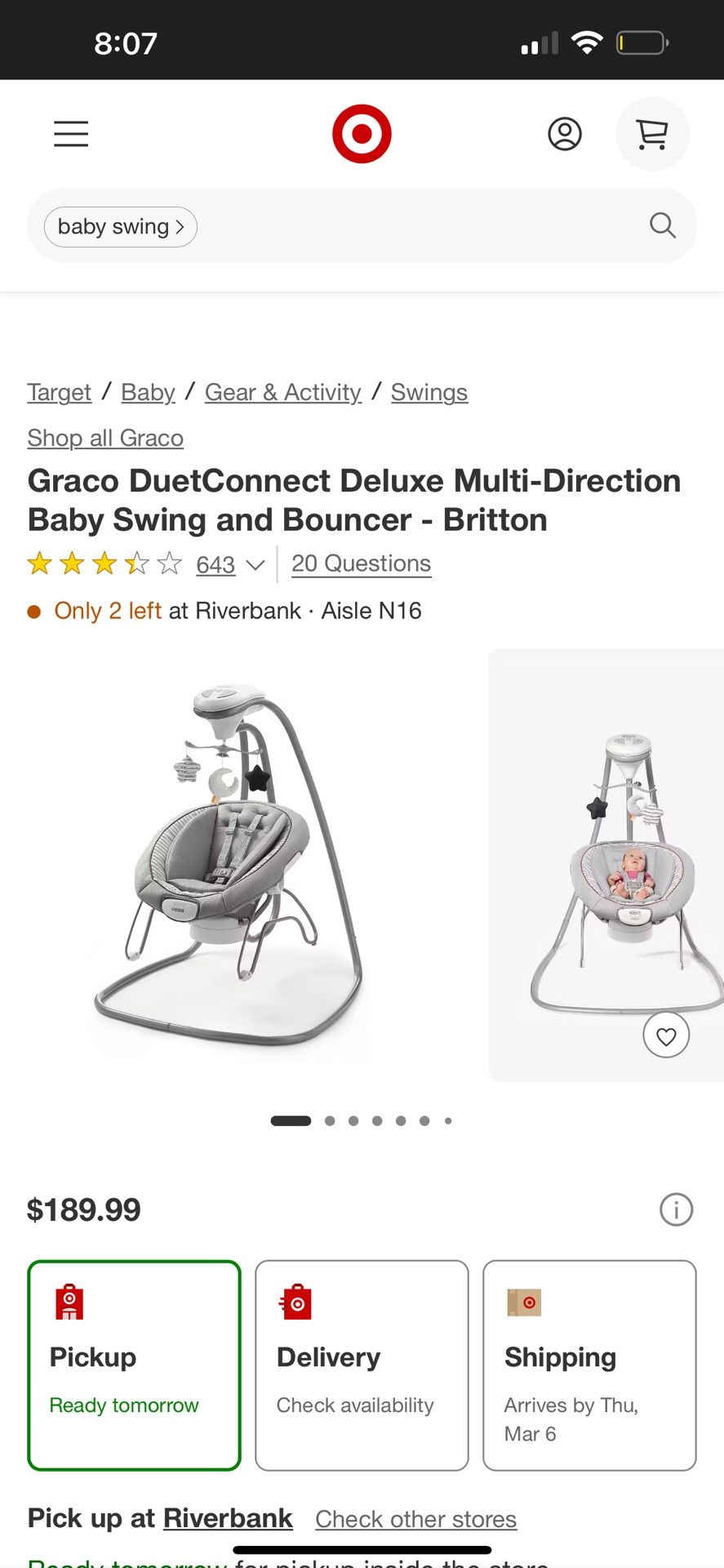 Graco Baby Swing