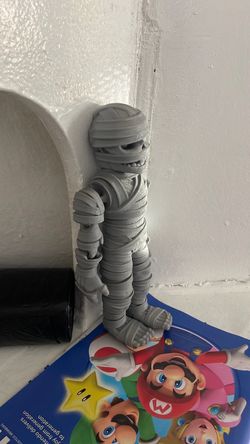Halloween 3D printed Mummy Action Figure