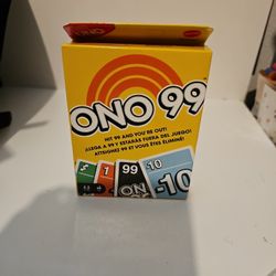 New Uno 99 Card Game