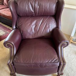 Hancock and Moore leather recliner