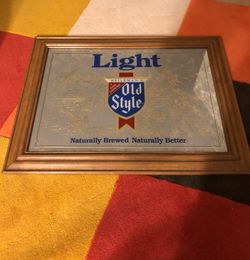 Old Style Light beer print
