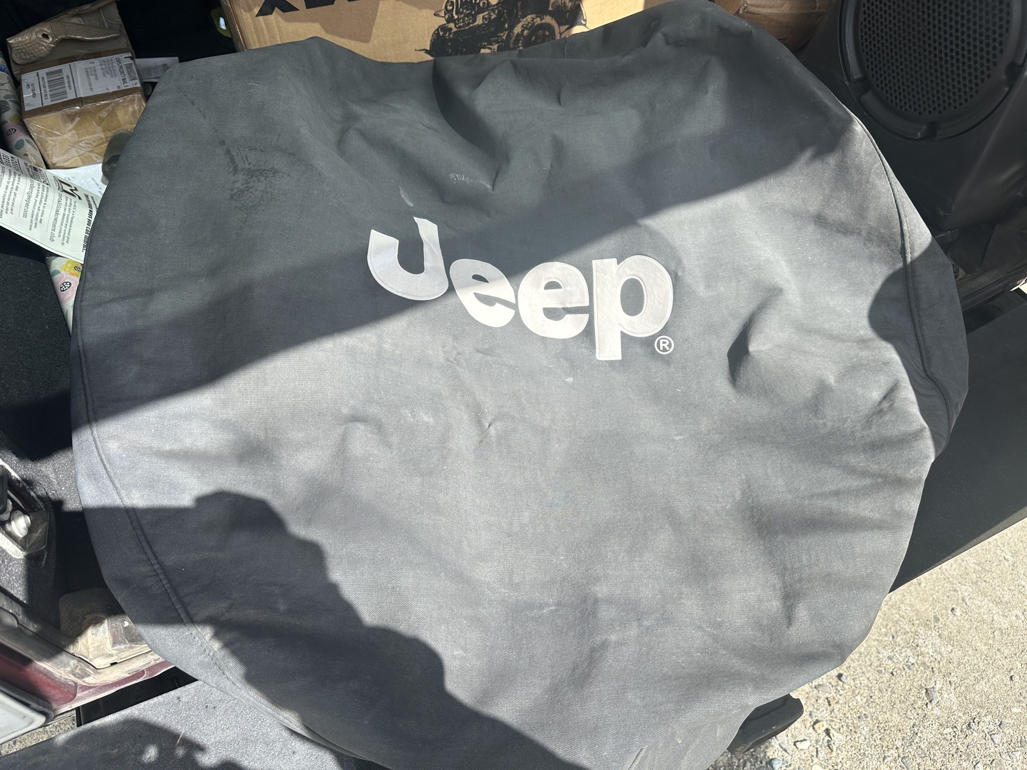 Stock Jeep Spare Tire Cover