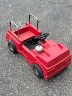 Vintage Fire Dept. Pedal Car