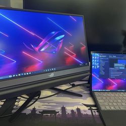 Asus ROG Strix XG17AHPE 17" Class Full HD Gaming LCD Monitor - 16:9 - Black - 17.3" Viewable - In-plane Switching (IPS) Technology - XG17AHPE