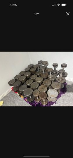 5-100lb Dumbbell set