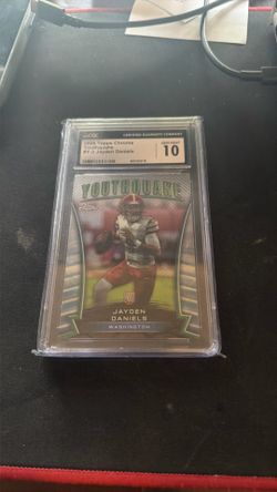 2024 Topps Chrome Youthquake Jayden Daniels RC CGC 10!!