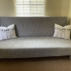 IKEA Grey Lovas Sofa Bed Futon