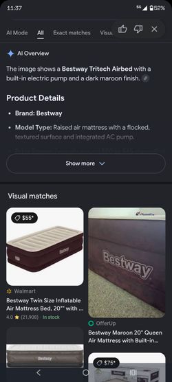 Twin air mattress