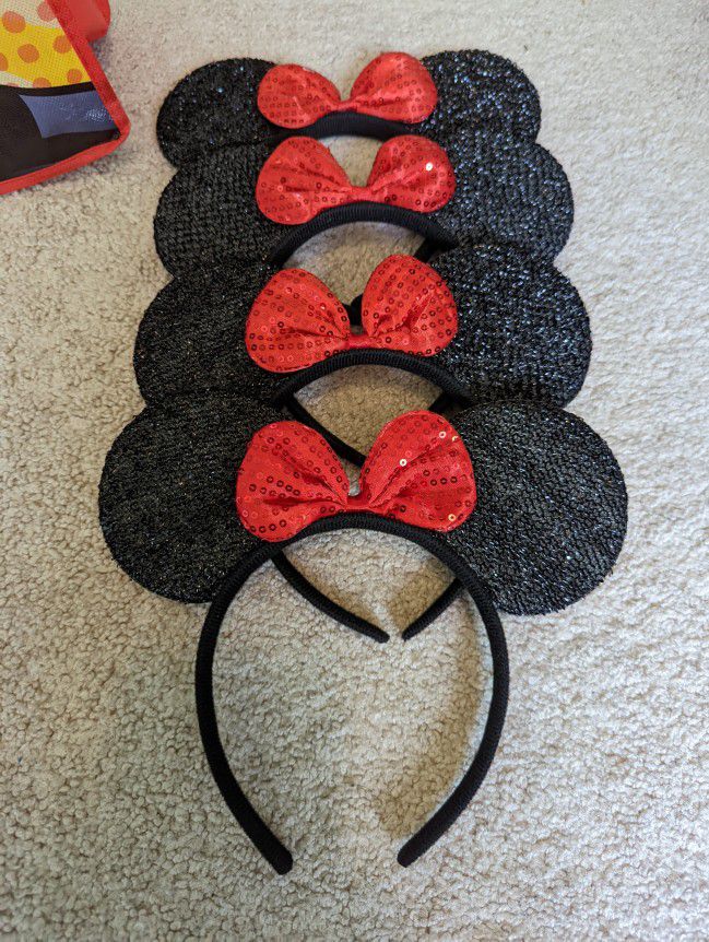 Mouse Ears Headband - 8 Pack - W/ tote gift