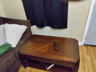 Coffee table with the hidden department