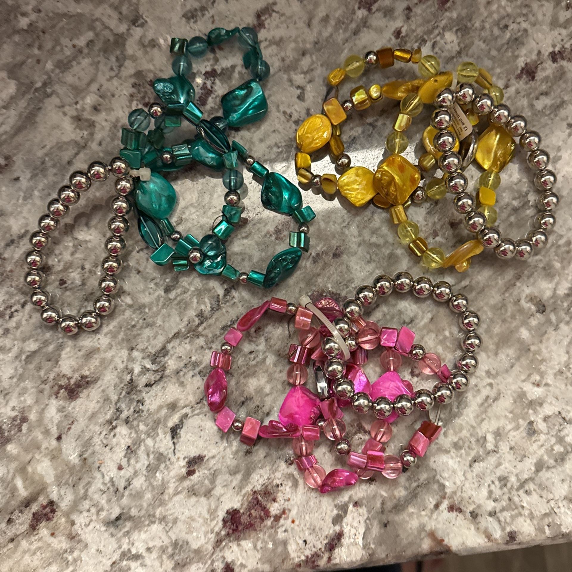 Lot Of 12 Bracelets