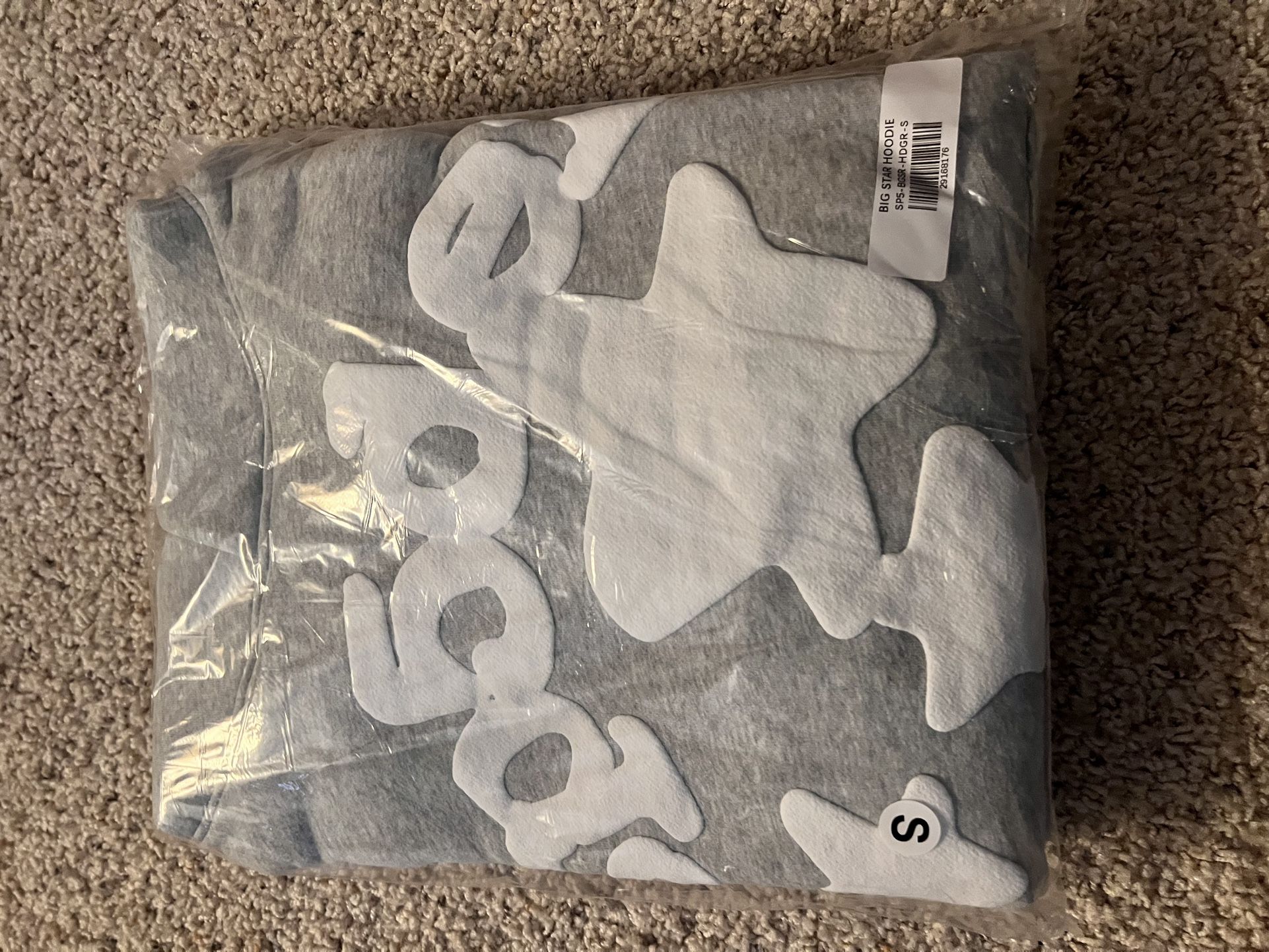 Sp5der Belgula Hoodie ( heather Grey)