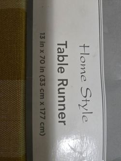 Home Style Table Runner 13x70 in