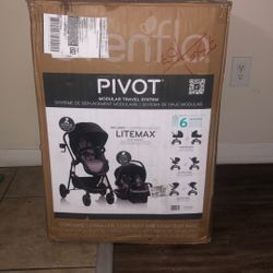 EvenfloPivot Modular Travel System with LiteMax Infant Car Seat 