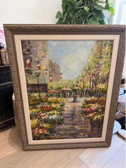 Framed Oil Painting