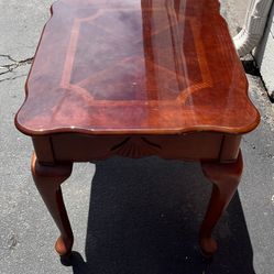 Cherry Wood End Table 
