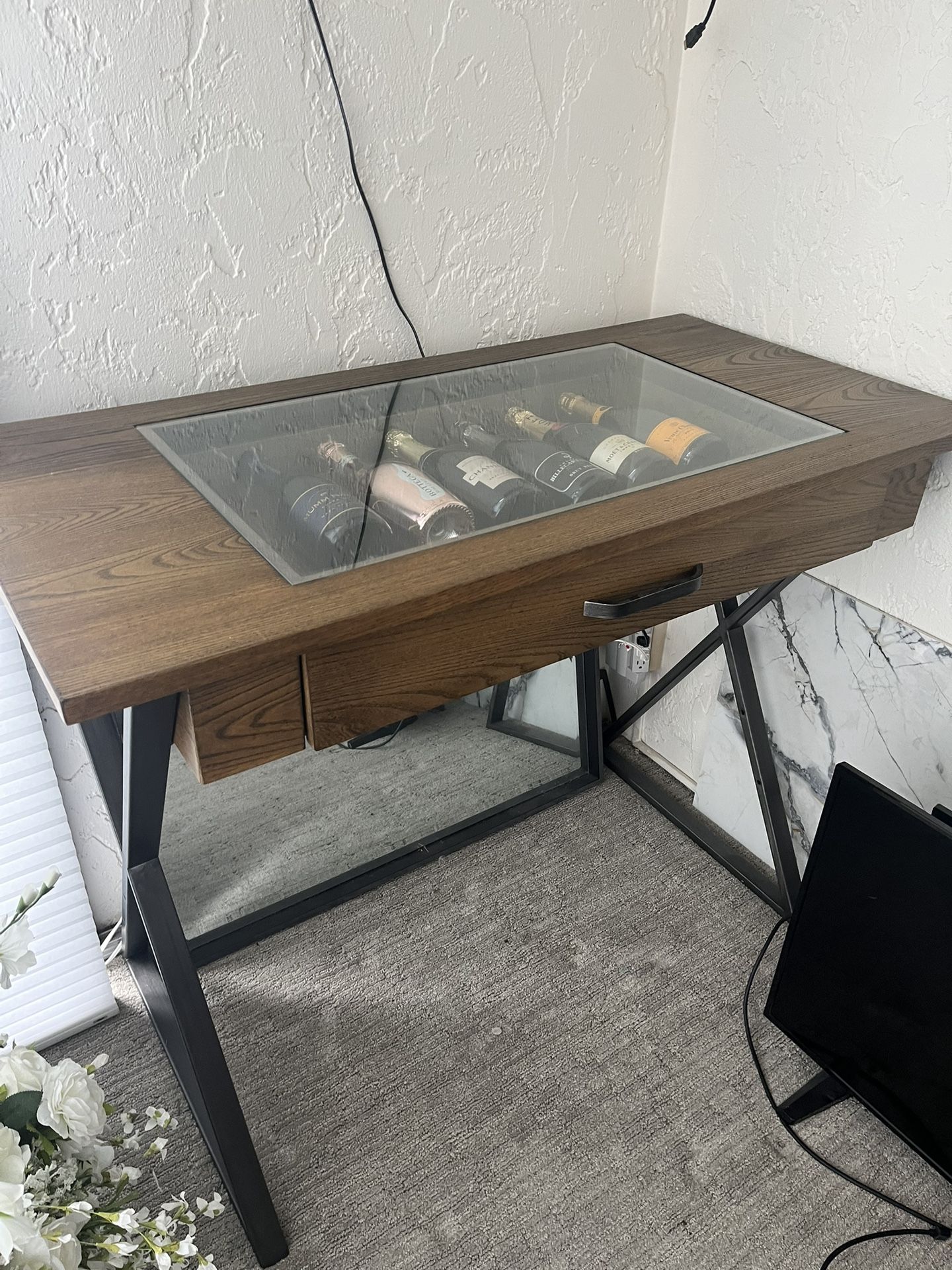 Wine Storage Desk 