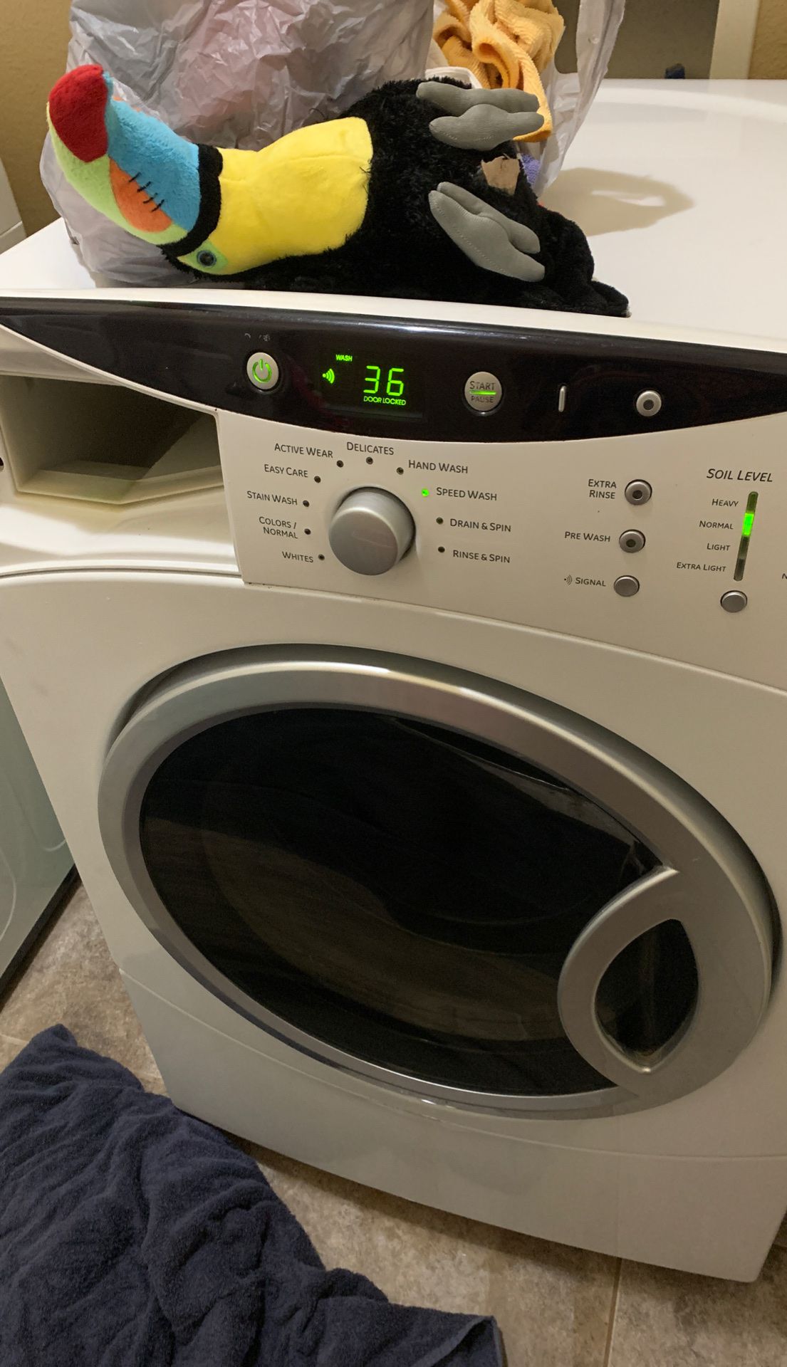 GE front load washer