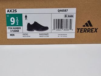Adidas Terrex AX2S Men's Hiking Shoes Size 9.5