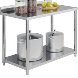 Stainless Steel Table for Prep & Work

