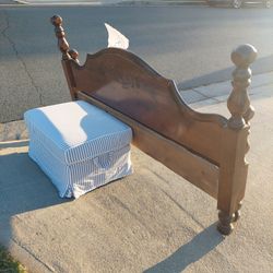 Free Bedframe and Ottoman