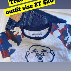 True Religon Outfit Size 2T $20