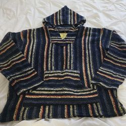 Mens Iguana Jack Baja Hoodie Sz Large Lg L 