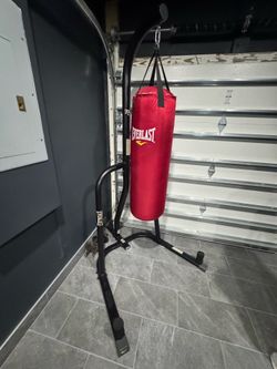 Punching bag with stand