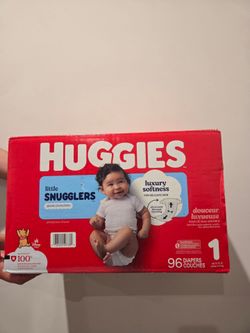 Huggies Size 1 Diapers 96 diapers