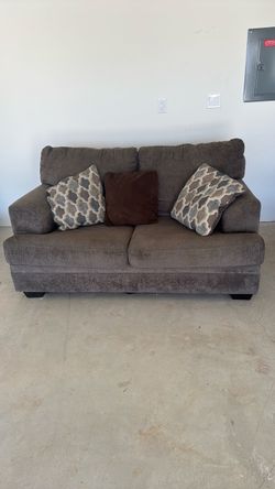 Brown Loveseat