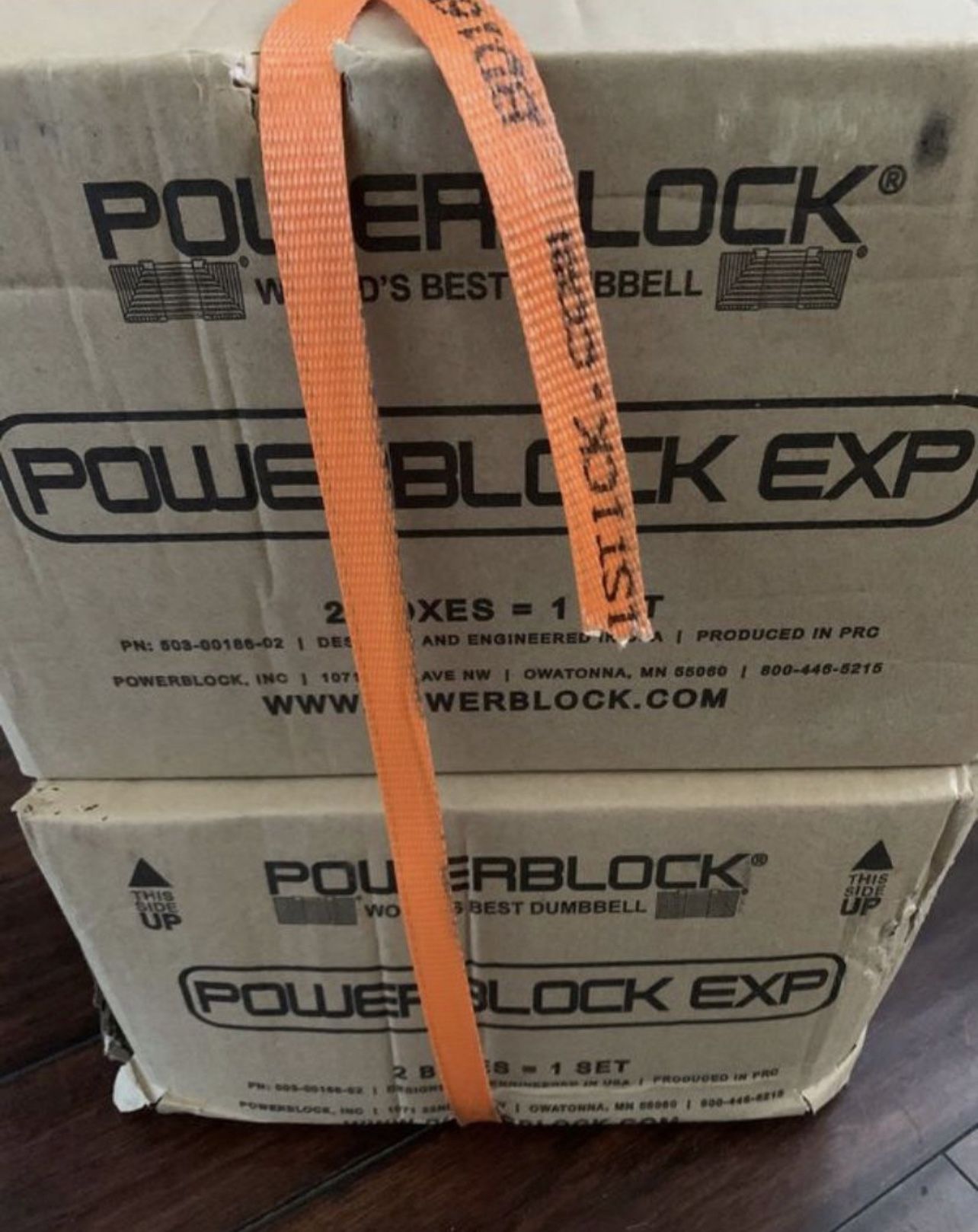 Powerblock EXP 50 (2020 model) adjustable dumbbells pair BRAND NEW SEALED 2.5-50 pounds, better than Bowflex 552, expandable to 90lbs each!