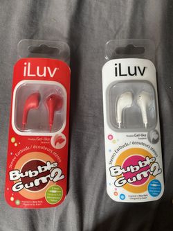 iLuv Bubble Gum 2 wired stereo earbuds