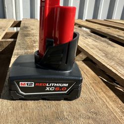 Milwaukee M12 12-Volt Lithium-lon XC Extended Capacity 6.0Ah Battery Pack NEW $85