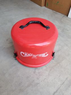 Camco Little Red Camp Fire 11-1/2" Portable Propane Camp Fire