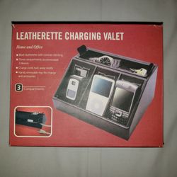 LEATHERETTE CHARGING VALET