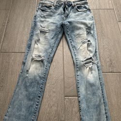 Young Money American Eagle Stacked Jeans