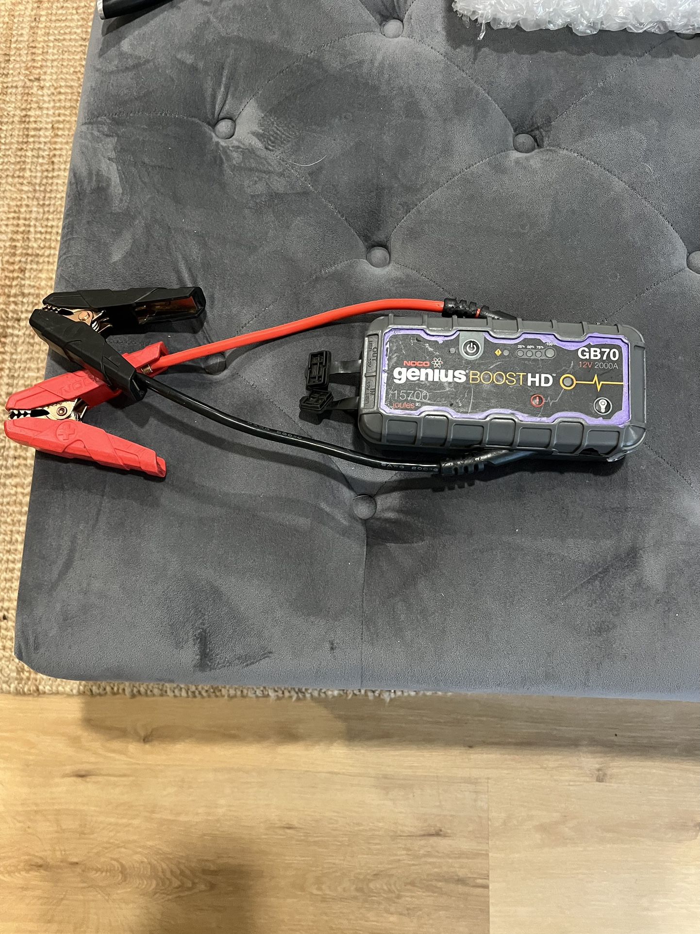NOCO Boost GB70: 2000A UltraSafe Jump Starter – 12V Lithium Battery Booster Pack