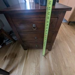Hardwood end tables/night stands
