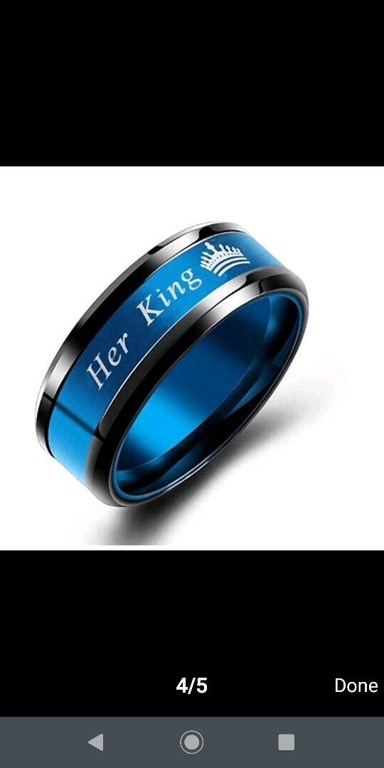 "Her King" Promise Ring