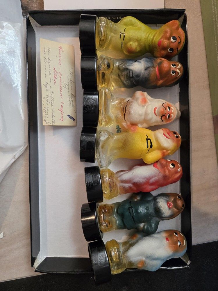 Snow White & Seven Dwarfs Perfume Bottles